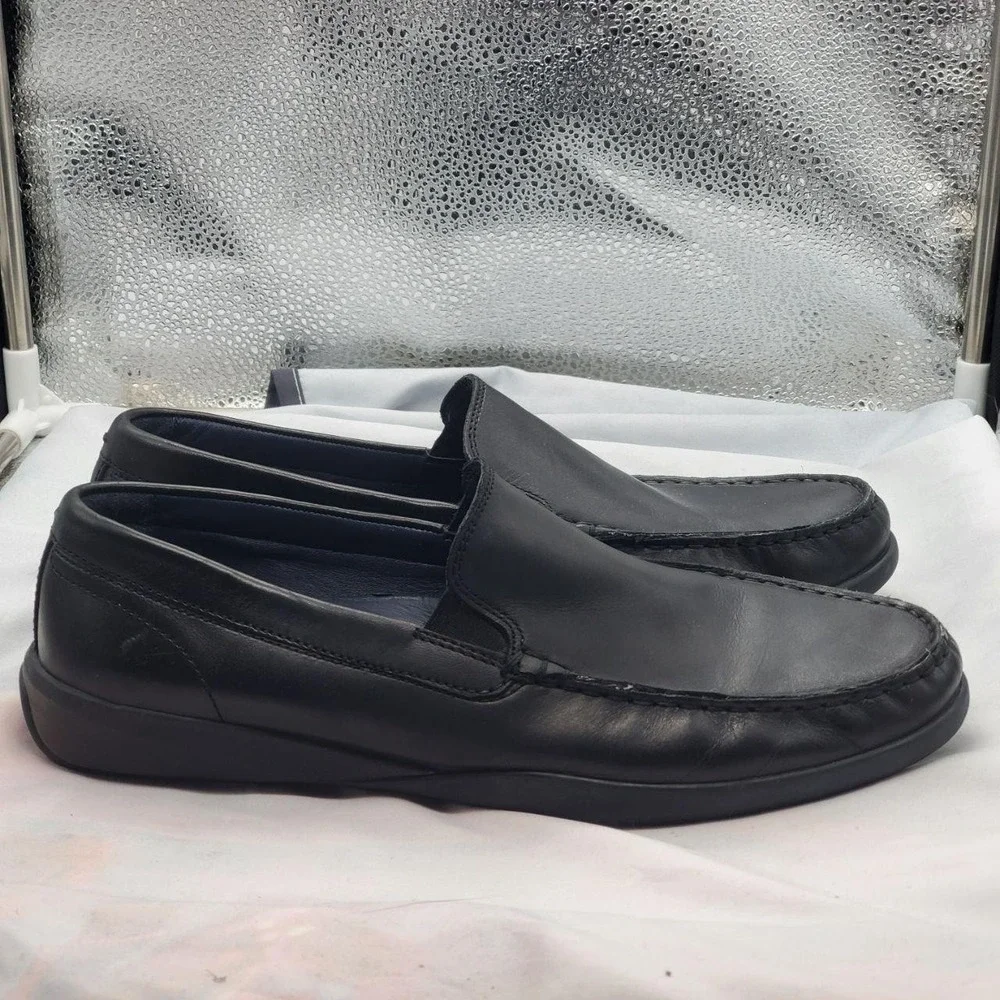 Cole Haan Lovell 2 Loafer Mens‎ 8M Black Leather Slip-On Dress Casual Shoes